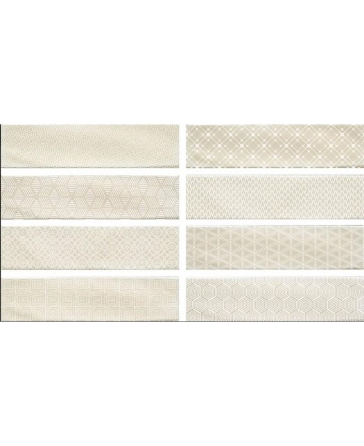 Керамическая плитка Decor Opal ivory (Cifre Ceramica) Испания 7,5х30