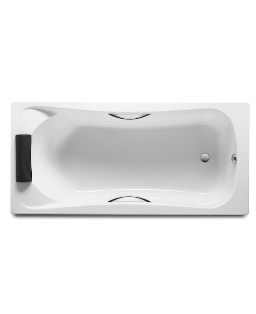 Акриловая прямоугольная ванна BECOOL (Roca) 180х80х50 белая с ручками