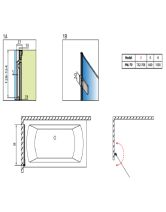 Штора для ванны ARTA PNJ 70 R (Radaway) 700x1500