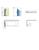 Штора для ванны ARTA PND 130 R (Radaway) 1300x1500