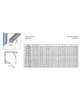 Дверь распашная для угловой установки Torrenta KDJ 80/R (Radaway) 800х800x1850