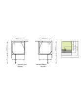 Дверь распашная для угловой установки Torrenta KDJ 80/R (Radaway) 800х800x1850