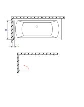 Штора для ванны Carena PNJ/L тонированное (Radaway) 700x1500