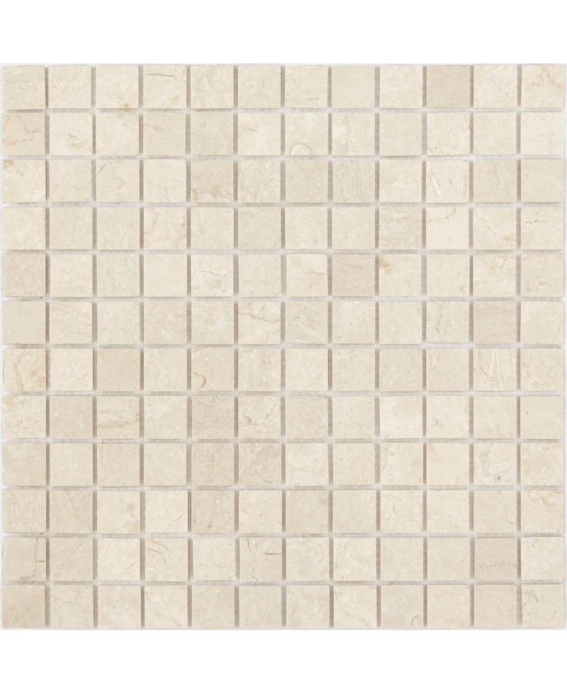 Мозаика из камня Pietrine Crema Marfil MAT 23x23x4 мм (LeeDo) Китай 29,8х29,8