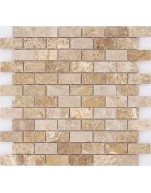 Мозаика из камня Pietrine Emperador Light MAT 23x48х4 мм (LeeDo) Китай 29,8х29,8