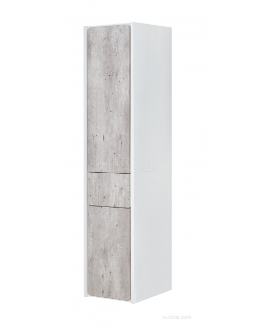 Шкаф - колонна Ronda R (Roca) белый матовый/бетон