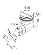 Сифон для поддонов Turboflow TB90 (Radaway) Польша, диаметр слива 90мм