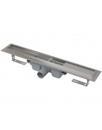 Водоотводящий желоб из нержавеющей стали APZ6-650 для цельной решетки (ALCAPLAST)