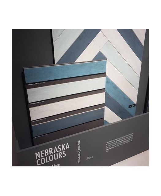 Керамический гранит NEBRASKA COLOURS aqua (Cifre Ceramica) Испания 9,8x59,3