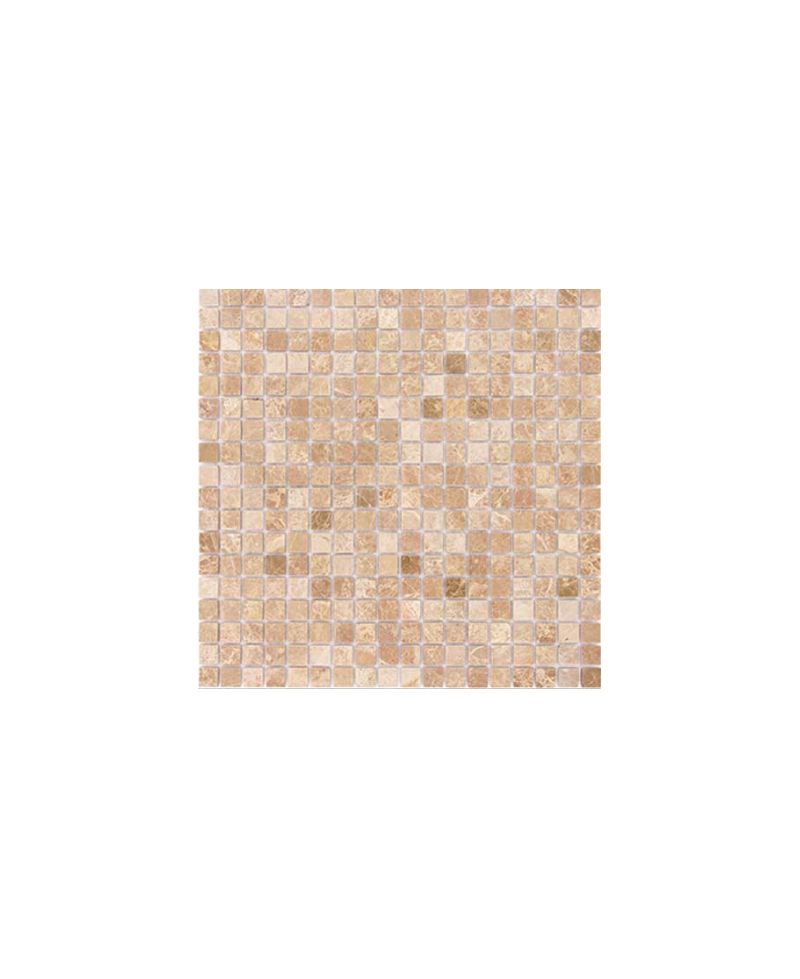 Мозаика из камня Pietrine Emperador Light MAT 15x15х4 мм (LeeDo) Китай 30,5х30,5