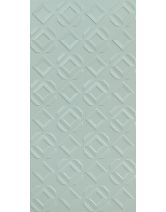 Керамическая плитка VICTORIA Turquoise Art WALL RETT (Marca Corona) Италия 40х80