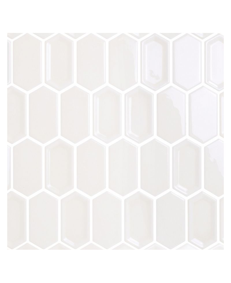 Мозаика из керамики Candylike Crayon White glos 38x76x8 (LeeDo) Китай 278х304