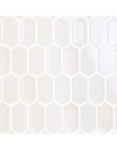 Мозаика из керамики Candylike Crayon White glos 38x76x8 (LeeDo) Китай 278х304