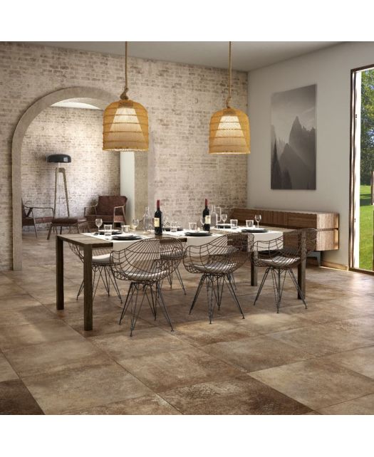 Керамогранит Meteora Cotto Decoro (Tuscania) Италия 61х61