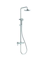 Душевая система LOGO DUAL SHOWER SYSTEM со смесителем для душа (KlUDI) хром