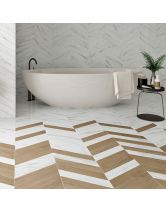 Керамический гранит 60 Chevron A Calacatta (WOW) Испания 10х52