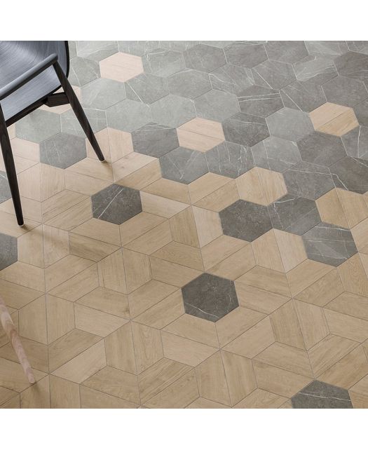 Керамический гранит 60 Love Affairs Petra Hexagon Charcoal (WOW) Испания 20х23