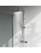 Душевая система FUNC со смесителем термостатом и изливом (AM.PM) хром