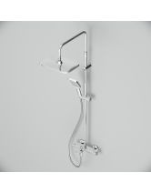 Душевая система FUNC со смесителем термостатом и изливом (AM.PM) хром