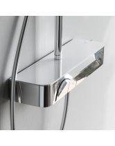 Душевая система FUNC с ванно-душевым однозахватным смесителем-полкой (AM.PM) хром