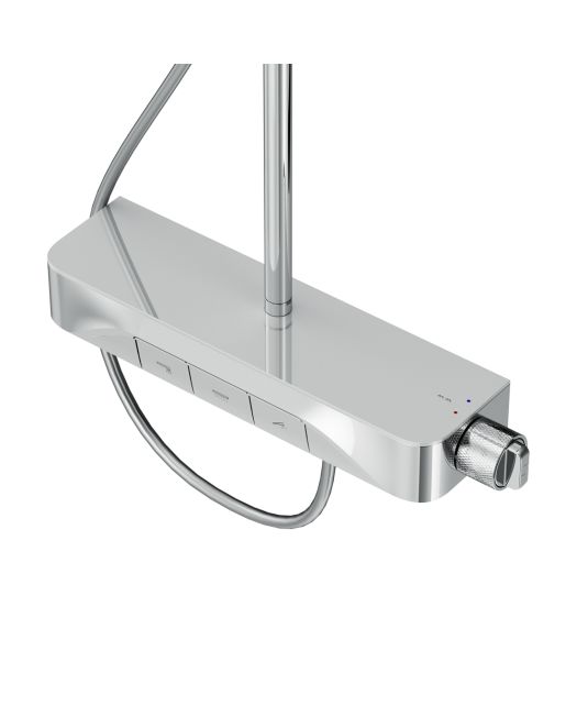 Душевая система FUNC с ванно-душевым однозахватным смесителем-полкой (AM.PM) хром