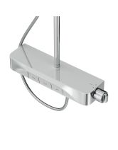 Душевая система FUNC с ванно-душевым однозахватным смесителем-полкой (AM.PM) хром