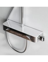 Душевая система FUNC с ванно-душевым однозахватным смесителем-полкой (AM.PM) хром