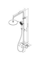Душевая система X-JOY для душа с термостатом (AM.PM) хром