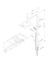 Душевая система X-JOY для душа и ванны с длинным изливом (AM.PM) хром