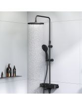 Душевая система INSPIRE V2.0 для душа и ванны с термостатом (AM.PM) чёрный