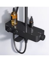 Душевая система INSPIRE V2.0 для душа и ванны с термостатом (AM.PM) чёрный