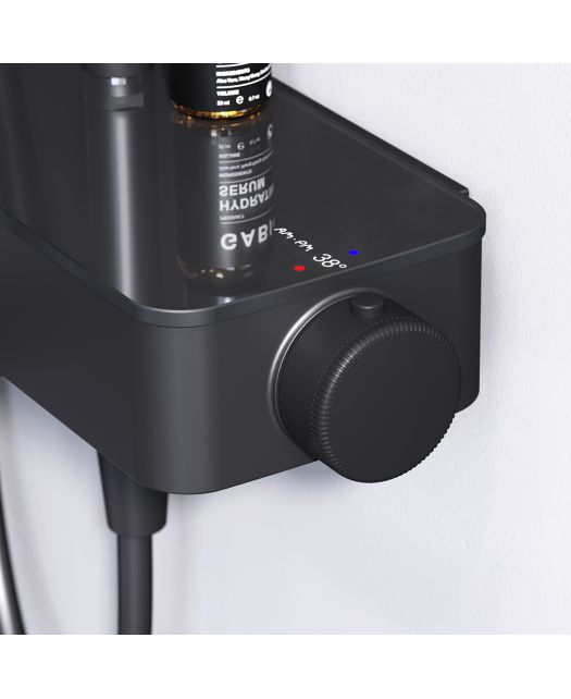 Душевая система INSPIRE V2.0 для душа и ванны с термостатом (AM.PM) чёрный