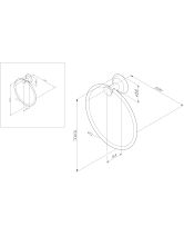 Кольцо для полотенец LIKE (AM.PM) хром