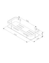 Полка для душа SENSE L (AM.PM) хром