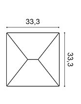 Декоративная панель для стен W106 ENVELOP (Orac) 330х29х330