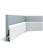 Плинтус напольный дюрополимерный SX104 (Orac) 148х17х2000 мм