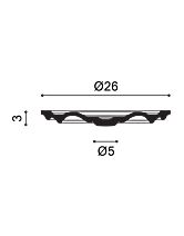 Розетка потолочная декоративная R07 (Orac) D 260 мм
