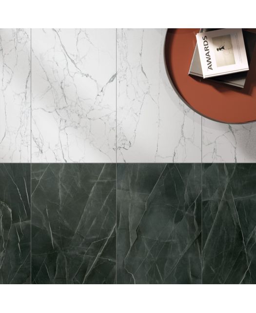 Керамогранит CityMarble Калакатта Блэк Лаппато (VitrA) Россия 60х120