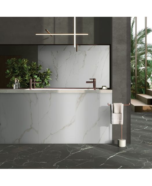 Керамогранит SilkMarble Порто Неро (VitrA) Россия 60х120