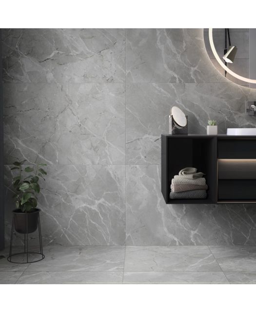 Керамогранит SilkMarble Бреча Серый (VitrA) Россия 60х60