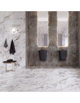 Керамогранит Marble-X Бреча Капрайа Белый Лаппато (VitrA) Россия 60х60