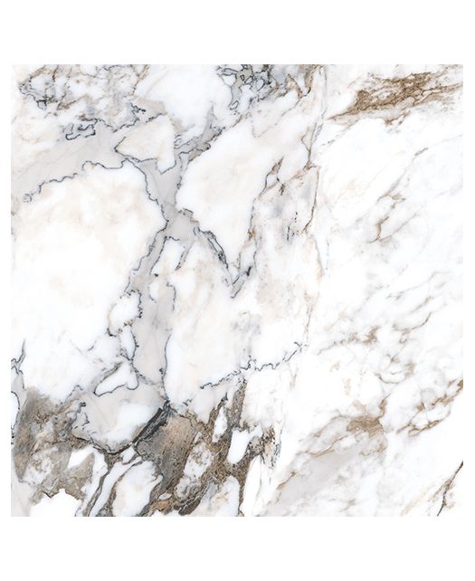 Керамогранит Marble-X Бреча Капрайа Белый Лаппато (VitrA) Россия 60х60