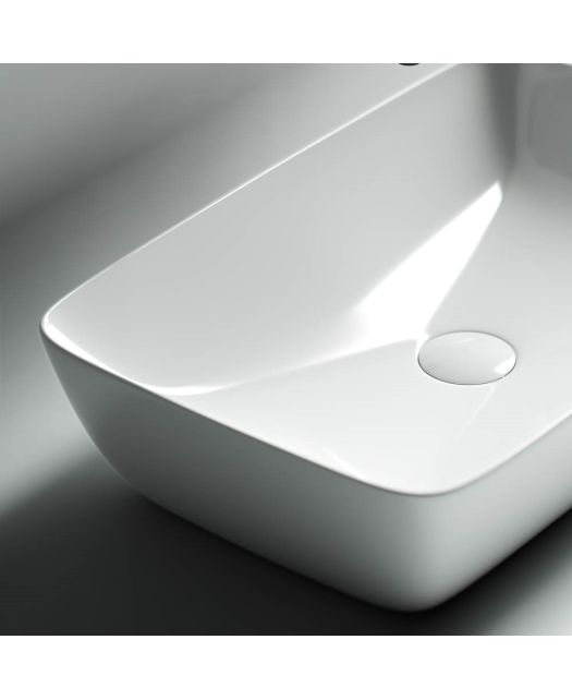 Умывальник чаша прямоугольная FORM CN2003 (Ceramicanova) 59х40 см Белый