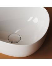 Умывальник чаша ассиметричная Element CN5026 (Ceramicanova) 45,5х32 см Белый