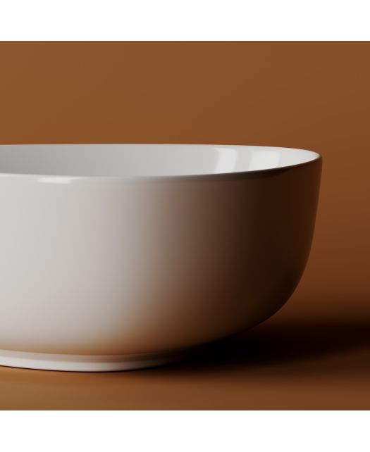 Умывальник чаша ассиметричная Element CN5026 (Ceramicanova) 45,5х32 см Белый