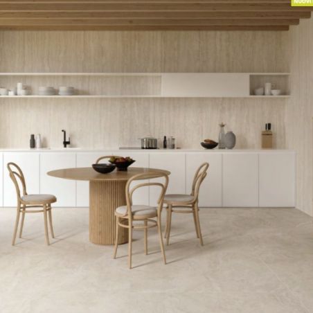 Керамогранит UNIQUE TRAVERTINE VEIN CUT CREAM NATURALE (PROVENZA) Италия 120x278