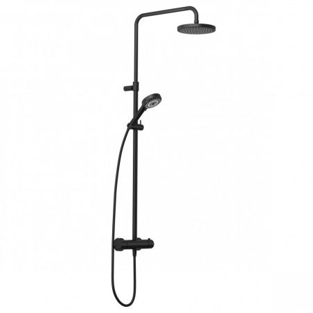 Душевая система DIVE DUAL SHOWER SYSTEM 6807939-00 с термостатом (KlUDI) Германия, черный матовый