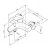 Смеситель для ванны и душа Spirit 2.1 F71A10000 (AM.PM) хром