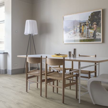 Плитка ПВХ Glomma pad pro V4431-40179 Дуб Эйфель серый 1494х209х6 (Pergo) 1,873 м2