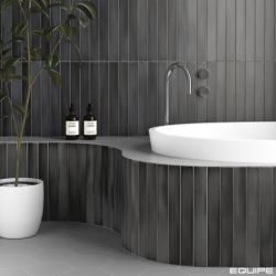 Керамическая плитка MASSIMO Dark Black (EQUIPE) Испания 5х40